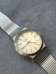 Eterna-matic 1000 Flute Bezel Champagne Gold Dail Automatic Vintage Watch 35MM. Fixed Price $401.47.