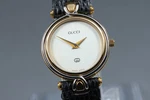 Near Mint Gucci 4500L 24MM Gold Dial Vintage Quartz Women's Watch From Japan. Fixed Price $169.99.