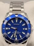 Invicta Pro Diver Men's Watch - Unique Blue & Copper Face, 46MM Steel Bracelet. Fixed Price $41.70.