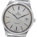 Omega Geneve 166.0168 Date CAL.1012 Silver Dial Automatic Men's Watch 954844. Fixed Price $678.30.