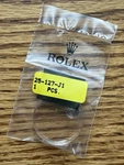 100% Genuine Rolex 25-127 Crystal Plexi Glass Submariner Date 1680 Nos. Fixed Price $270.00.