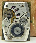 Vintage 1945 Lord Elgin 559 21 Jewel Art Deco Men's Wrist Watch Movement W/ Dial. Fixed Price $39.00.