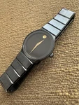 Ladies Movado Ultra Slim Watch Eta 210 001 New Battery Excellent .. Fixed Price $180.00.