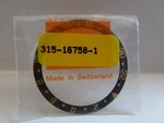 Nos Genuine Rolex Bezel Insert 315-16758-1 Gmt Black/gold New .. Fixed Price $380.00.