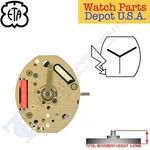 Genuine Eta 980.106 Swiss Made Quartz Movement, Overall Ht. 3.45MM - Brand New!. Fixed Price $64.95.