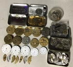 Vintage Lot (24) Waltham 12S-18S Pocket Watch Movements Dials Parts For Repair. Fixed Price $99.99.