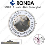 Genuine Ronda 5040.D / 5040DWATCH Movement 3 Hands, Date Angled Swiss Parts. Fixed Price $47.95.