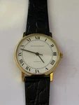 Girard Perregaux Mens Watch-vtg-quartz-roman Numerals-gold Filled-round. Fixed Price $399.00.