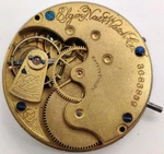 Vintage 1890 Elgin Grade 95 7 Jewel 6S Pocket Watch Movement For Repair. Fixed Price $23.00.