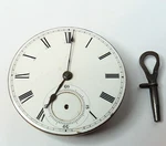 Antique 1877 Illinois Springfield Key & Set Wind Pocket Watch Movement 18'S Run. Fixed Price $99.95.