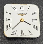 Longines 817.4 4322 White Dial Roman 17X17 Original Hand Set. Fixed Price $35.25.