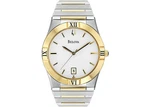 Bulova Men's Watch Stainless Steel Two Tone Dial White 98B015. Fixed Price $219.98.