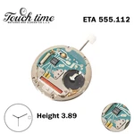 Eta 555.112-SWISS Made Movement-white Disk At -3 HANDS-H:3.89MM.. Fixed Price $61.00.
