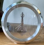 Jaeger Lecoultre Skeleton Clock 8 Days 16 Jewels Baguette Movement Unique Rare. Fixed Price $1400.00.