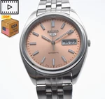 Rare! Near Mint Seiko 5 7S26-0430 Salmon Pink 36MM Men's Automatic Watch Japan. Fixed Price $219.99.