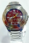 C651-Q02613 Citizen Eco-drive Skyhawk Black Dial Silver Tone Men's Watch JC-35. Fixed Price $229.00.