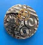 Clean Vintage 16 Size Hamilton Grade 4992B Model 5 Pocket Watch Movement Parts. Fixed Price $35.00.