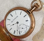 Elgin Iii Pocket Watch Gold Filled 1880S J505. Fixed Price $599.00.