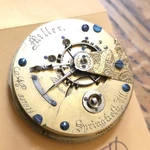 UT0: Railroad Approved 18S Illinois Pocket Watch Movement Gd Bal & M.s A+ Dial. Fixed Price $79.00.