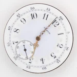 Elgin Grade 290 16-SIZE 7-JEWEL Antique Pocket Watch Movement, Nice Fancy Dial. Fixed Price $80.00.