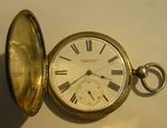 1880'S Antique Coin Silver Hunting Case Pocket Watch/thomas Morrath. Fixed Price $246.50.
