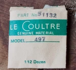Jaeger Lecoultre 497 Futurematic Lower Oscillating Weight Bridge Screw #51132. Fixed Price $19.99.