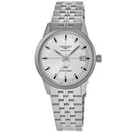 New Longines Ultra Chron Classic Automatic Silver Men's Watch L2.537.4.72.6. Fixed Price $3031.45.