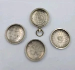 4 Piece Fahys No Ore Silver Pocket Watch Case Parts Multiple Sizes 1262. Fixed Price $39.99.