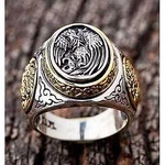 Sterling Silver Gothic Japanese Phenix Rings. Fixed Price $73.00.