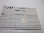 Bulova Accutron Setting Stem 214H #176H-S Watchmaker Replacement Part #270. Fixed Price $9.87.