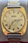 Runs Benrus Automatic 25 Jewels Day-date 7135 350 Swiss Movement Watch. Fixed Price $90.00.