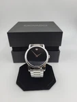 Movado Men Classic Museum Black Dial Stainless Steel Watch 2100014 ($895 Msrp). Fixed Price $306.89.