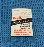 Bestfit Mainspring WA26 (5 X 14 7.5) Nos (WA16-WA92) L For Eta 2425 2428. Fixed Price $15.99.