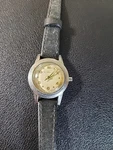 Vintage Gubelin Swiss Auto Ladies Watch Running Missing Crown- Original Band. Fixed Price $190.00.