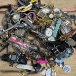 6 Lbs Broken Vintage Wrist Watch Lot Quartz Mixed Bulk Parts Only Junk Repair. Fixed Price $53.99.
