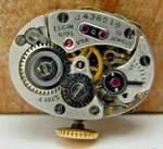 Vintage 1948 Lady Elgin 619L Adjusted Jewel Wrist Watch Movement With Dial. Fixed Price $29.00.