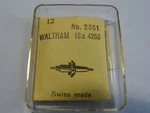 Watch Part Balance Staff For Waltham 16S 4253. Fixed Price $20.07.