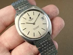Vintage 1975 Universal Geneve White Shadow Micro-rotor Ref. 867102 Gay Fr Res. Fixed Price $1932.21.