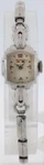Vintage Benrus Cocktail Ladies Mechanical Wristwatch Dz 20 Swiss 10K White Gf. Fixed Price $84.75.