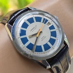 Vintage Bulova Caravelle Men's Automatic Watch 11 Alacd Date Two-tone Dial 1972. Fixed Price $299.00.