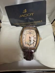 Jacot Bruckner Mens Automatic Mechanical Luxury Two Tone Ss Watch New Leather. Fixed Price $149.99.