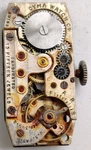 Vintage Cyma Tavannes Cal. 344.A 15 Jewel Watch Movement Runs For Repair. Fixed Price $24.00.