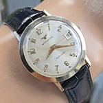 Vintage Wittnauer Men's Automatic Watch 10K Gf Date Art Number Dial 1960S. Fixed Price $285.00.