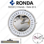 Genuine Ronda 5021D Watch Movement Swiss Parts 3 Hands, Date 6. Fixed Price $44.99.