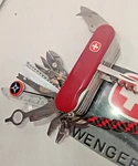 Wenger Tool Chest Plus Rare Retired 85MM Swiss Army Knife Pliers Compass Pouch. Fixed Price $177.77.