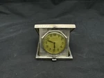 Antique Waltham Travel Clock W/ Elgin Sterling Silver Case, Working. Fixed Price $454.13.