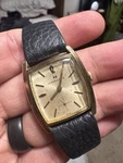 Vintage Hamilton Thinline Tank - 10K Gold Manual Wind Watch. Fixed Price $275.00.