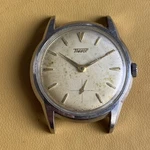 Vintage 1958 Tissot Manual Wind Stainless Steel Watch Cal. 27 B-1 Working 36.5MM. Fixed Price $294.69.