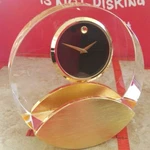 Movado Clock Rare Collectible Heirloom Quality New TGO144M. Fixed Price $199.99.