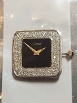 Cartier W. Movement Diamonds And Onyx Dial Mens Swiss 17 Jevels Cal 2512 Manual. Fixed Price $1188.00.